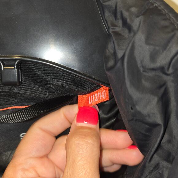 Spyder Kids L 12/14 Jacket Large Black Boundless Quilted Puffer Coat Packable - Picture 4 of 11